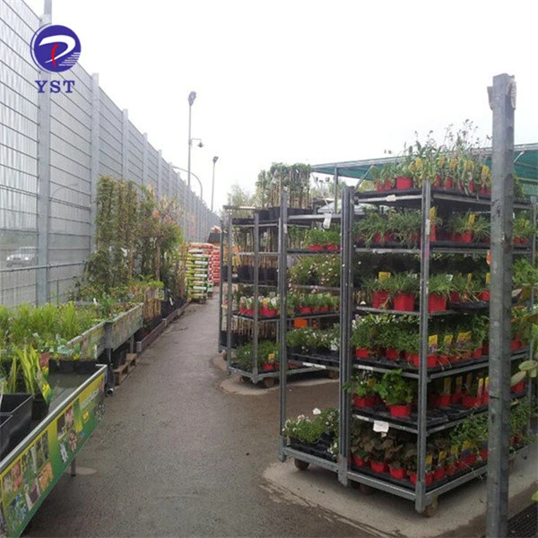 Greenhouse Flower Transport Cart